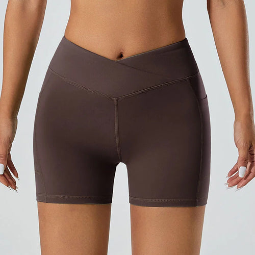 Women Yoga Set Sports Bra Seamless High Waist Gym Shorts Nylon Stretch