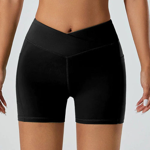 Women Yoga Set Sports Bra Seamless High Waist Gym Shorts Nylon Stretch