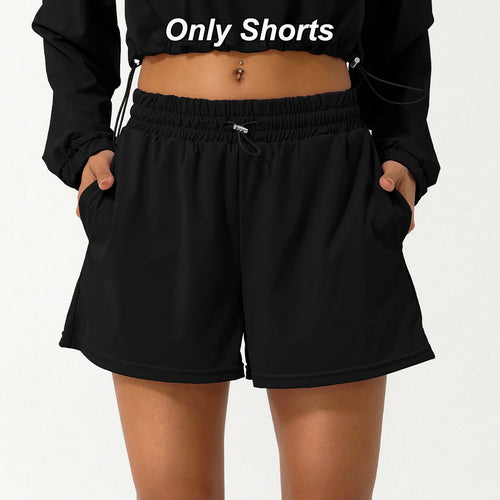 Women Casual Clothes Quick Dry Gym Outfit Anti UV Workout Suit Half