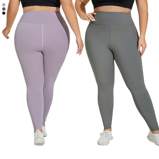 Women Yoga Leggings High Waist Plus Size Gym Pants Stretch Oversize