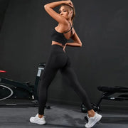 2 Pieces Women's Seamless Yoga Set Workout Sportswear Gym