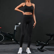 2 Pieces Women's Seamless Yoga Set Workout Sportswear Gym
